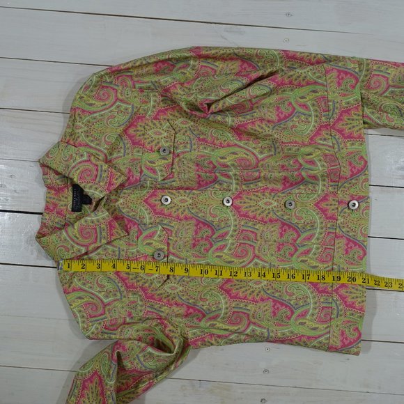 Classiques Entier Paisley Denim Jean Jacket - Picture 11 of 11